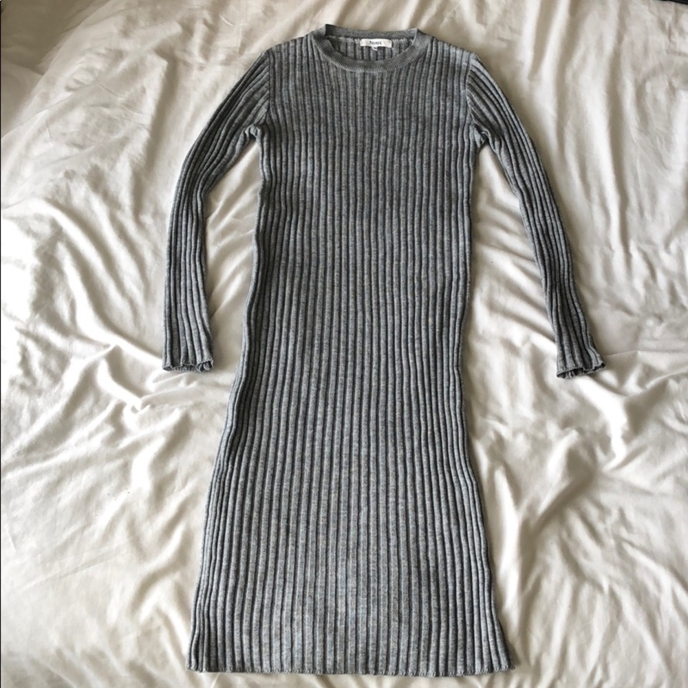 Noul Ribbed Midi Sweater Dress